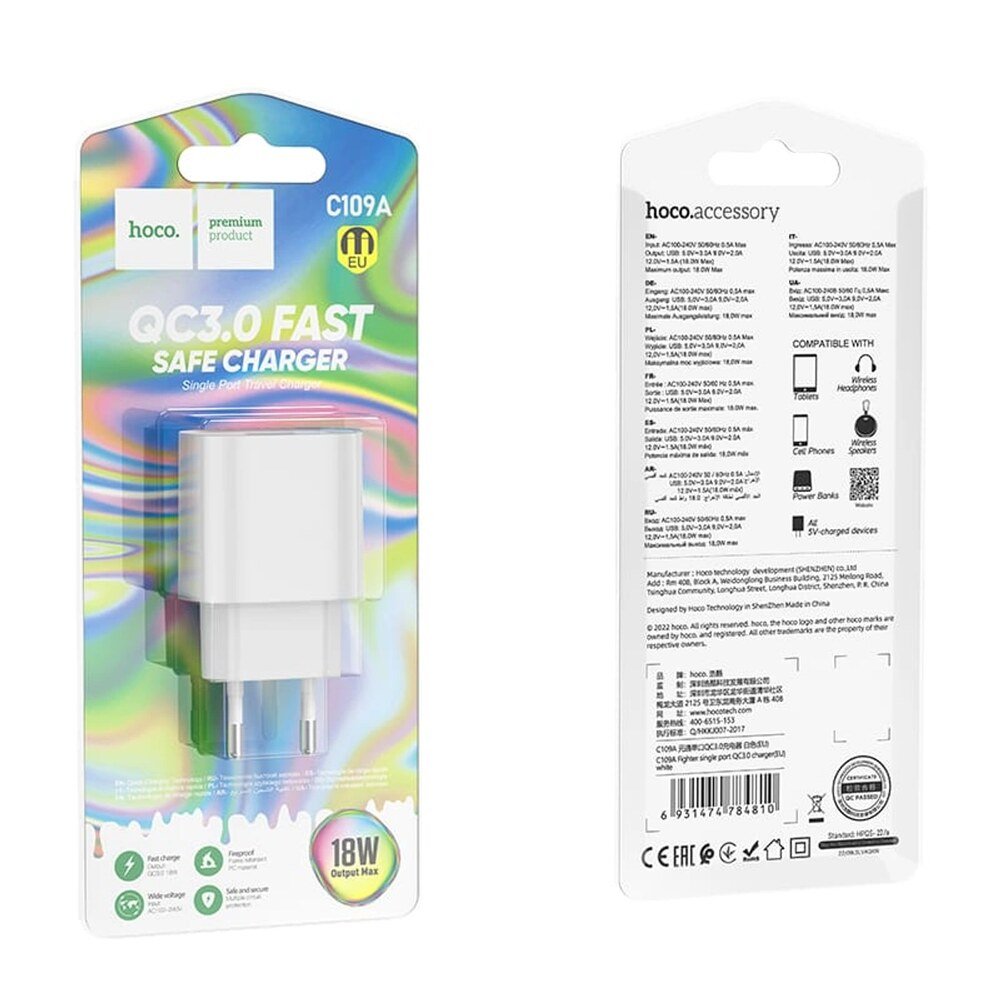 adapter usb 18w c109A