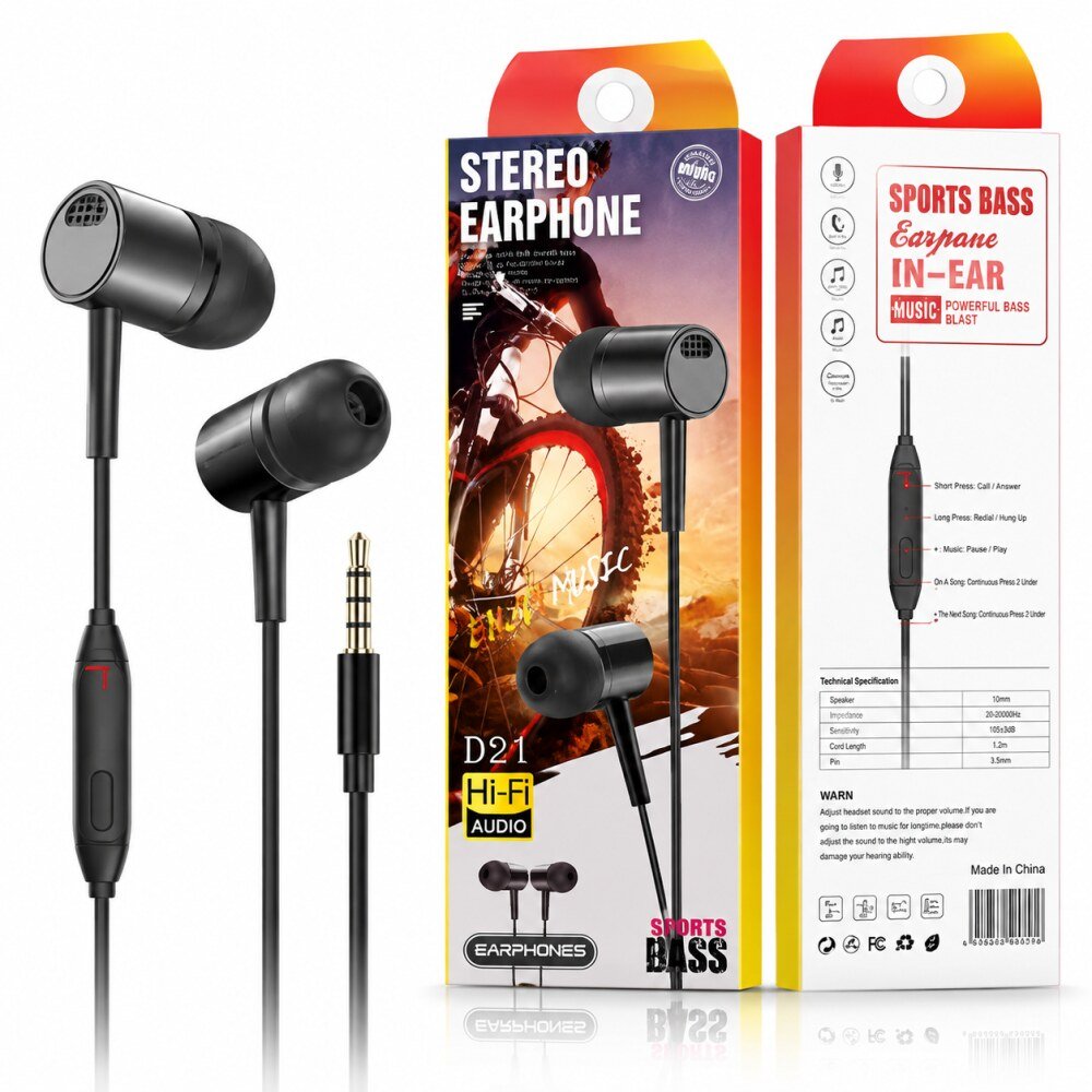 earphone aux D21